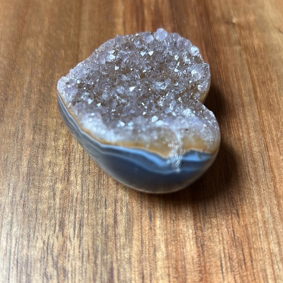 Druzy Agate Heart - Picture 3 of 8